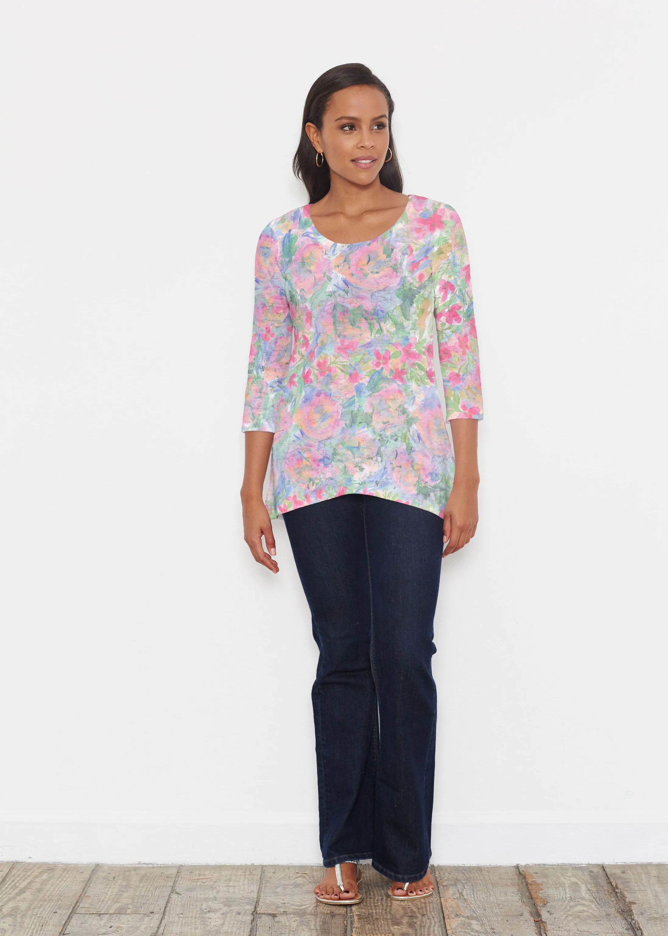 Penelope (17255) ~ Katherine Hi-Lo Thermal Tunic
