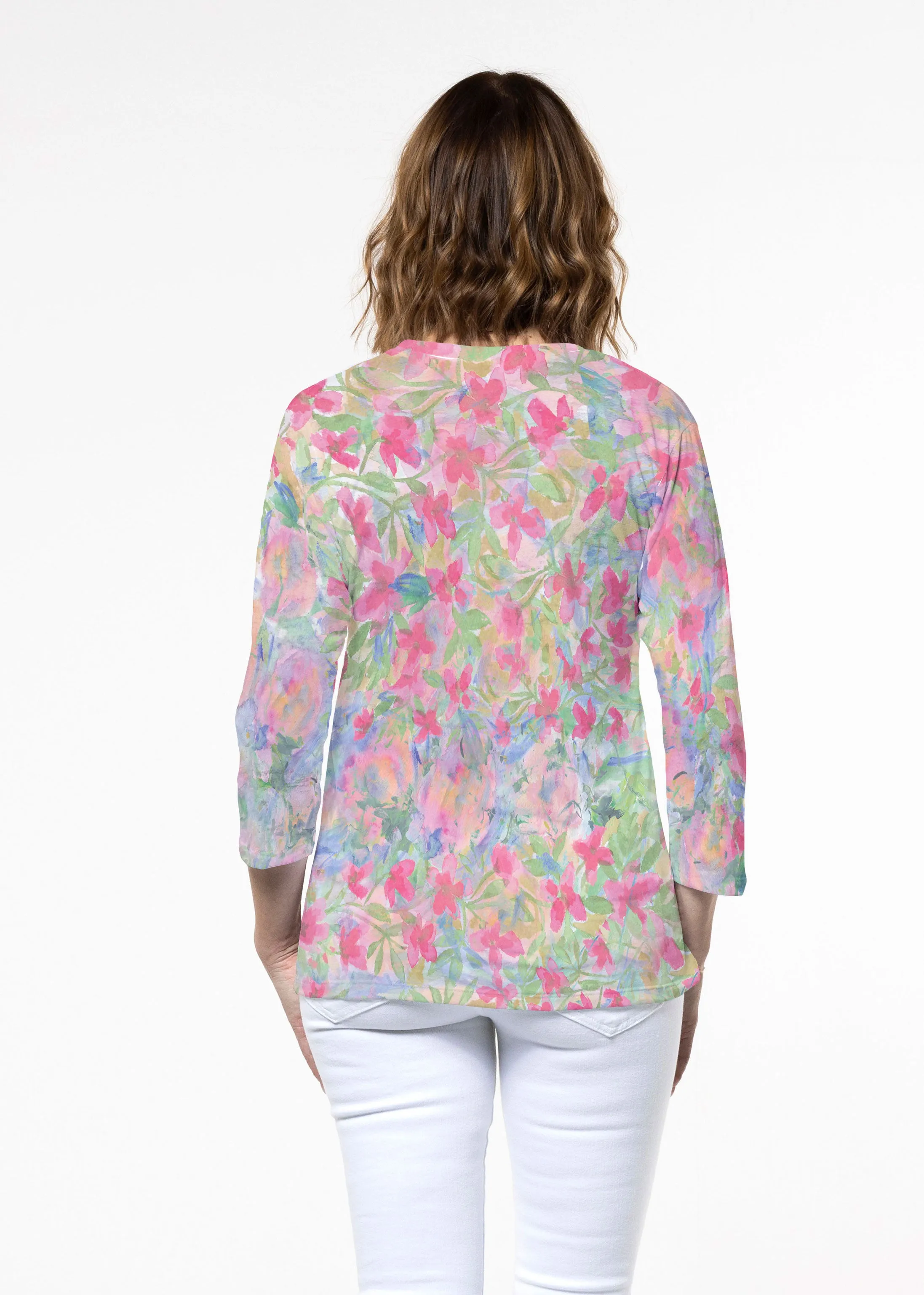 Penelope (17255) ~ Signature 3/4 Sleeve Crew Neck Top