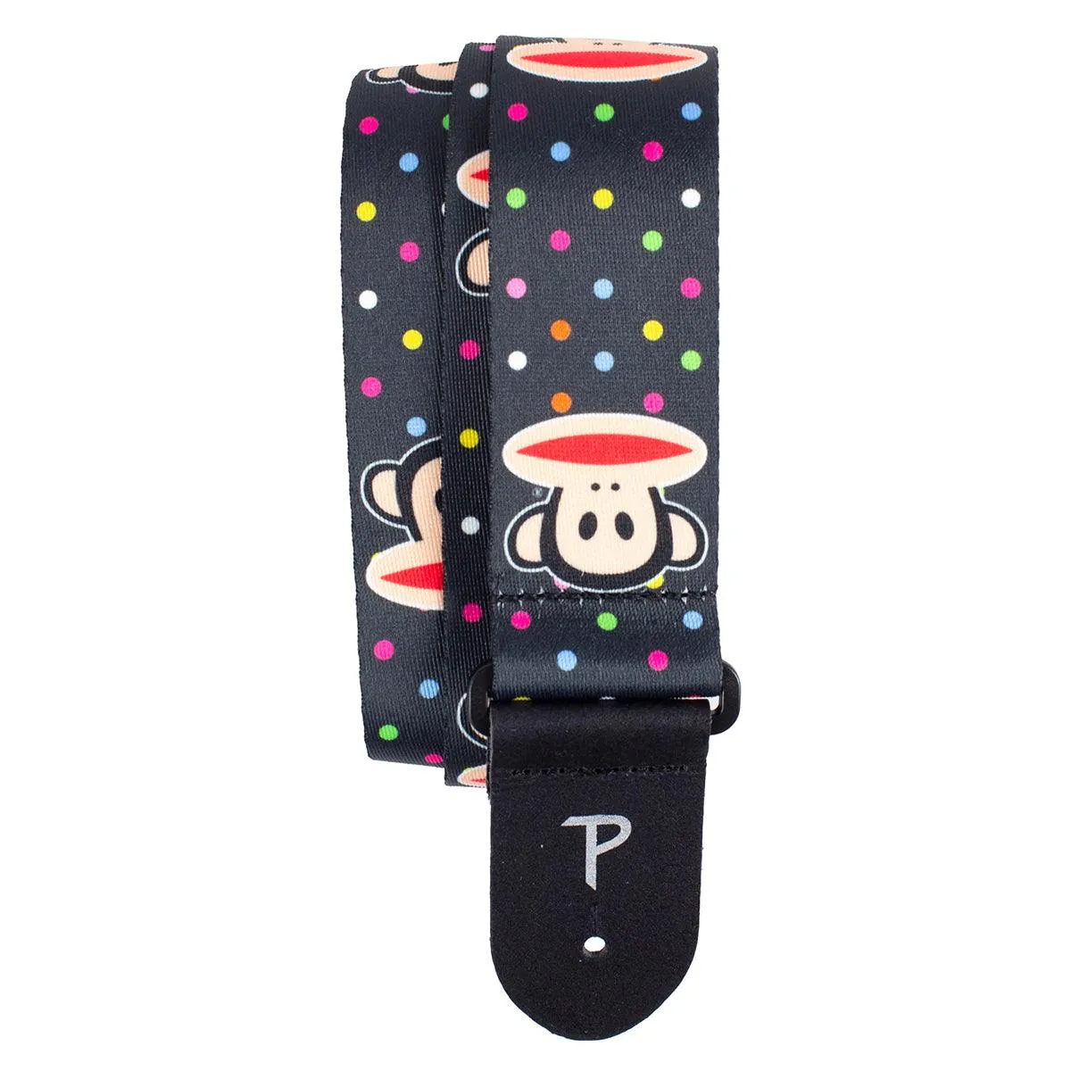 Perri's Polyester Guitar Strap ~ Paul Frank ~ Multi-Colour Mini Dots Julius