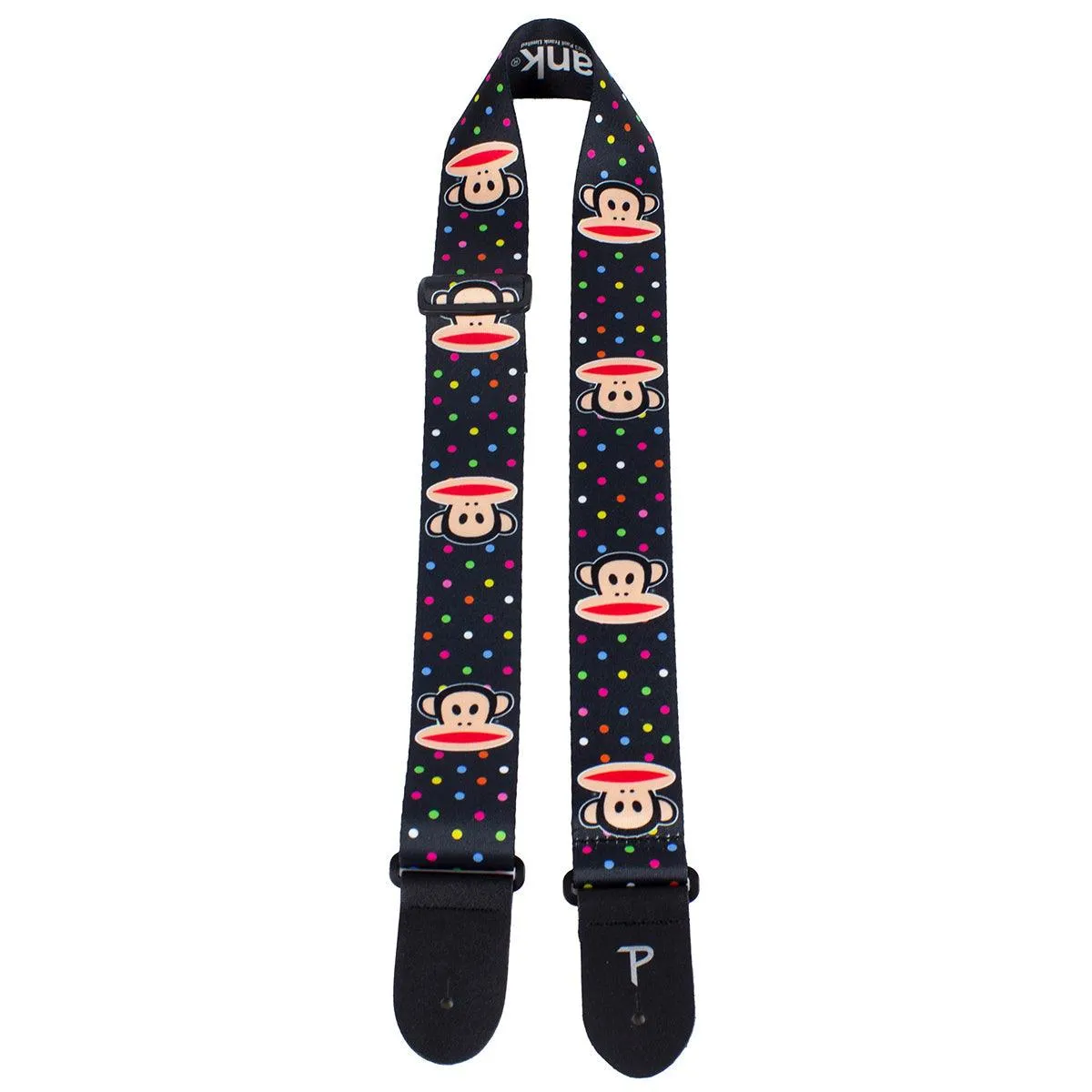 Perri's Polyester Guitar Strap ~ Paul Frank ~ Multi-Colour Mini Dots Julius
