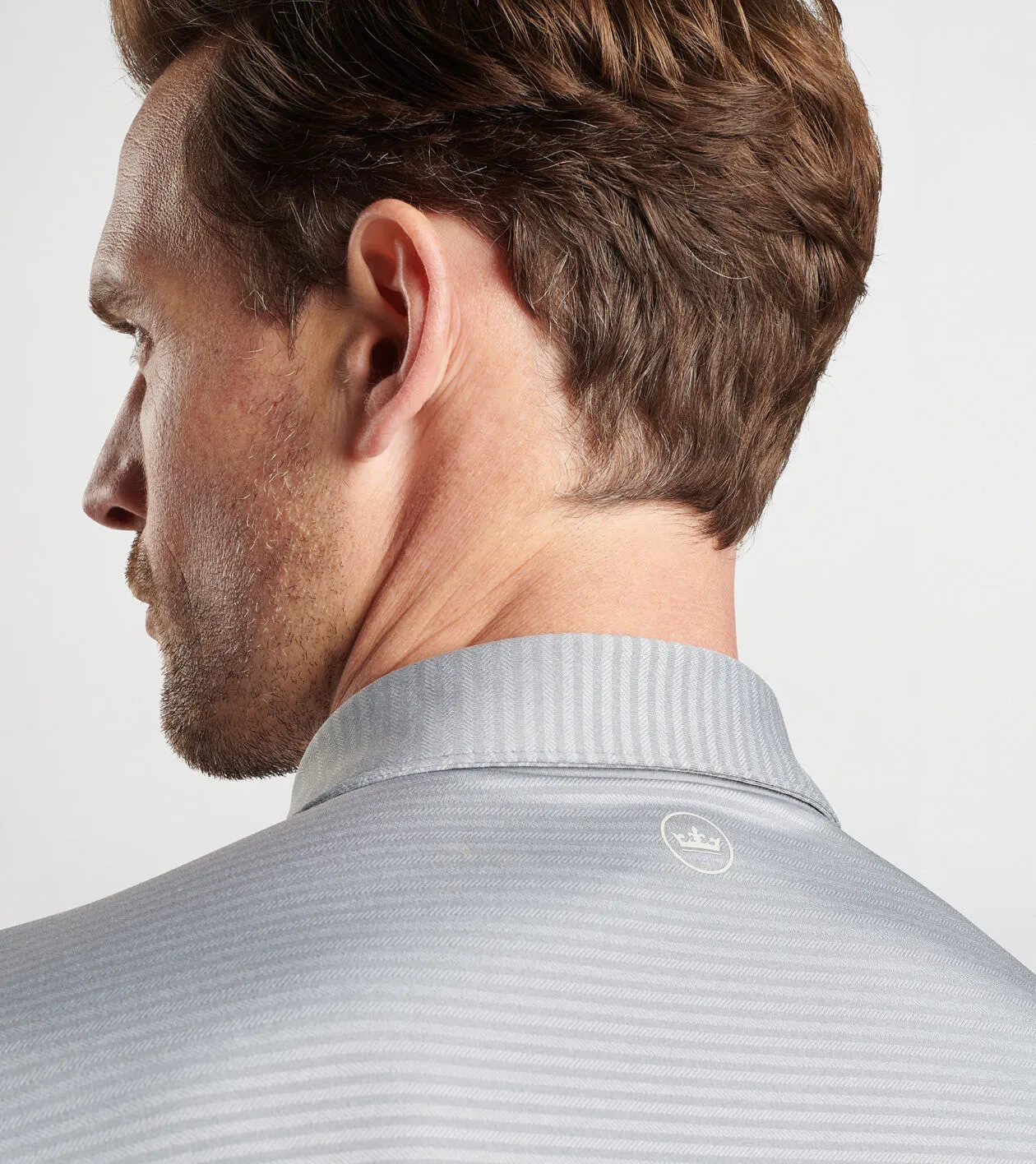 Peter Millar Empire Performance Polo - Grey