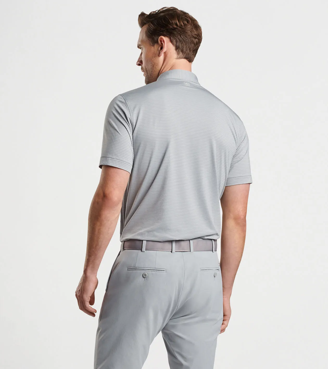 Peter Millar Empire Performance Polo - Grey