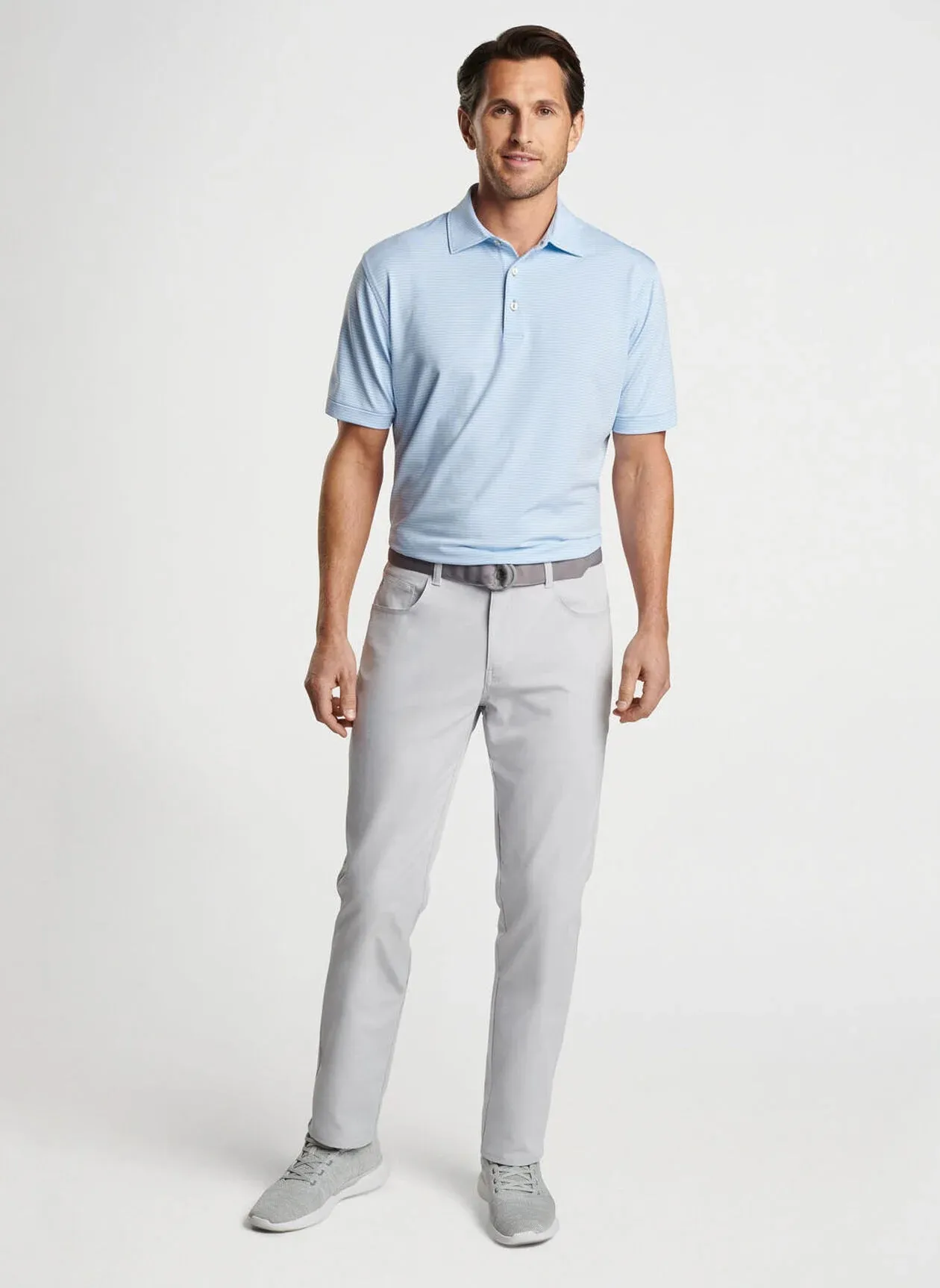 Peter Millar Hanover Performance Polo - Cyan
