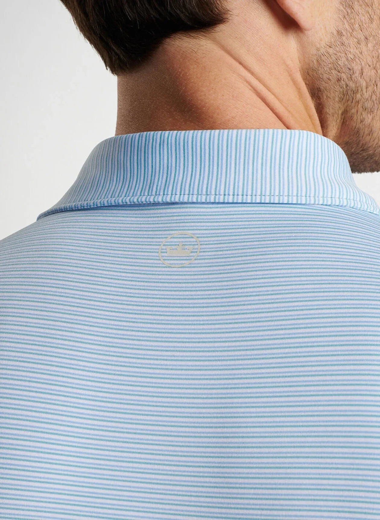 Peter Millar Hanover Performance Polo - Cyan