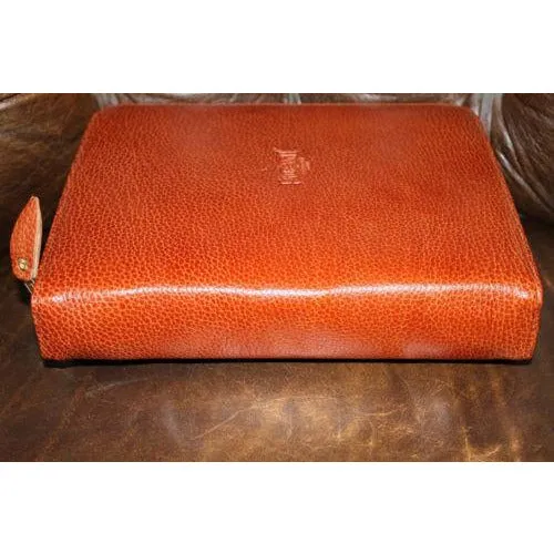 pheasant by R.D.Gomez made in Spain Havana  colored Leather   Case