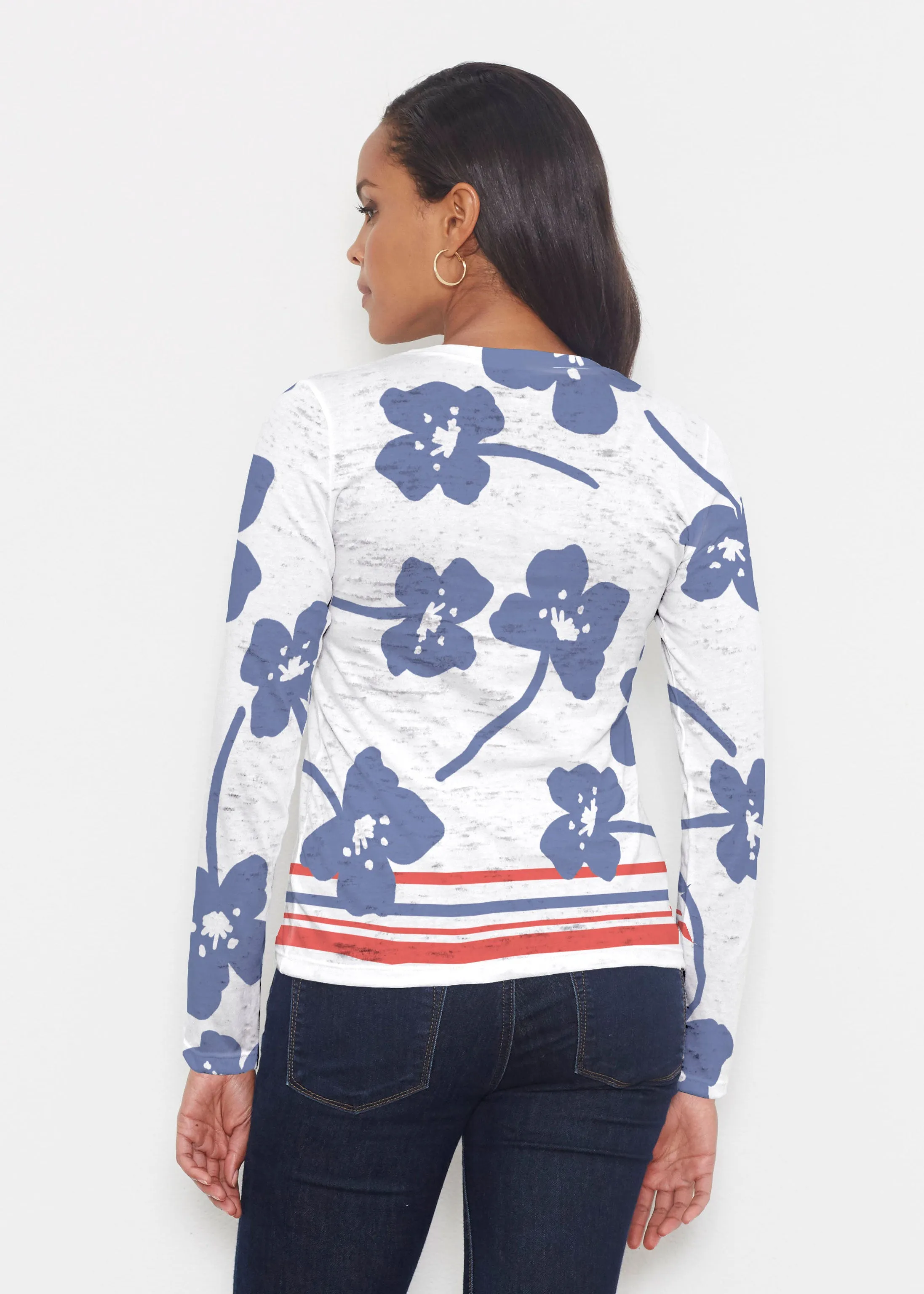 Pick Your Bloom (25067) ~ Signature Long Sleeve Crew Shirt