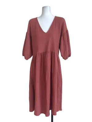 Pink Blouson Dress