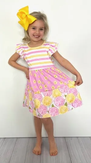 Pink Lemonade Girls Dress