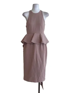 Pink Peplum Dress