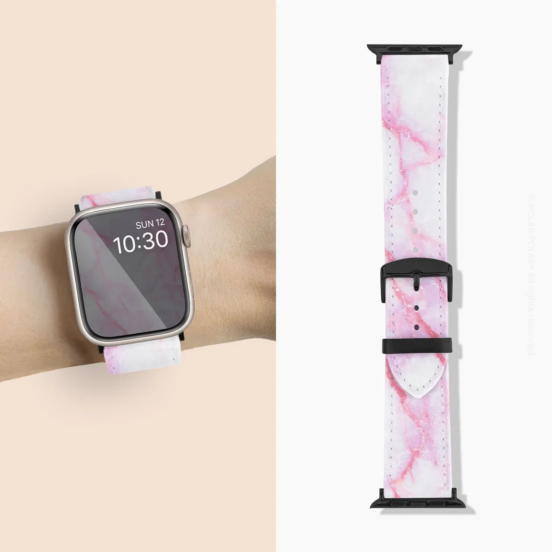 Pink White - Apple Watch Band