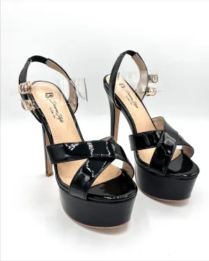 Platform Heel - Onyx