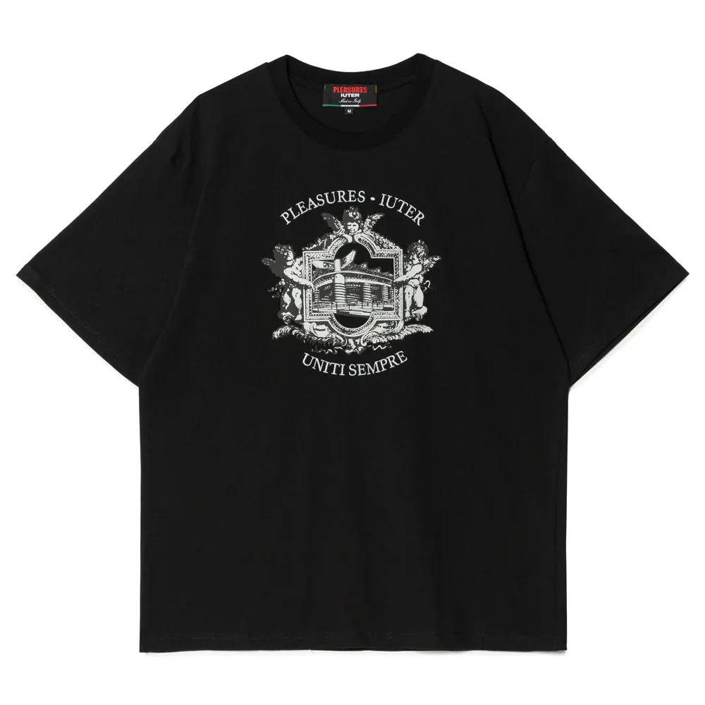 Pleasures x IUTER Alberto Tee | Black