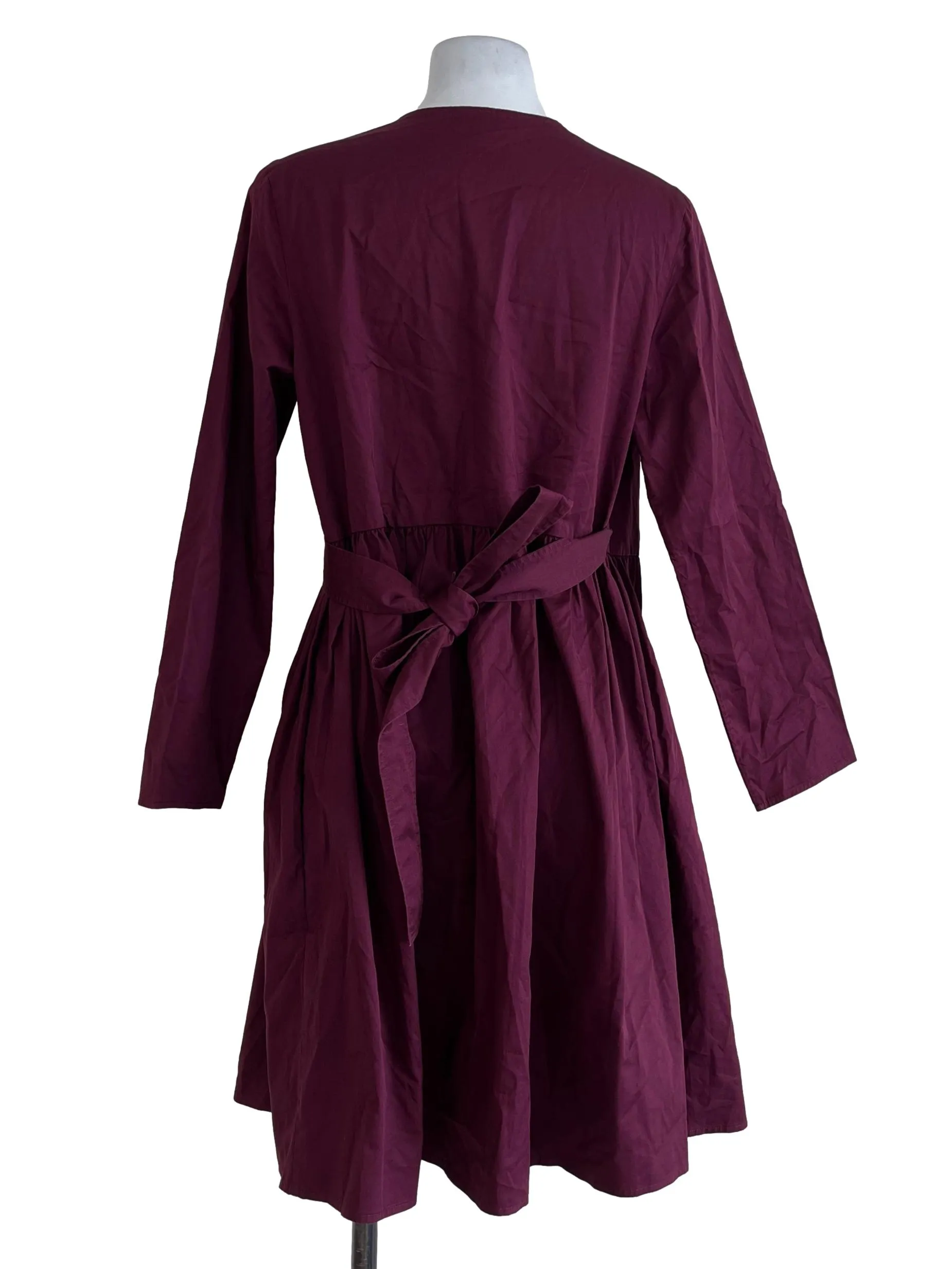 Plum Plain Dress