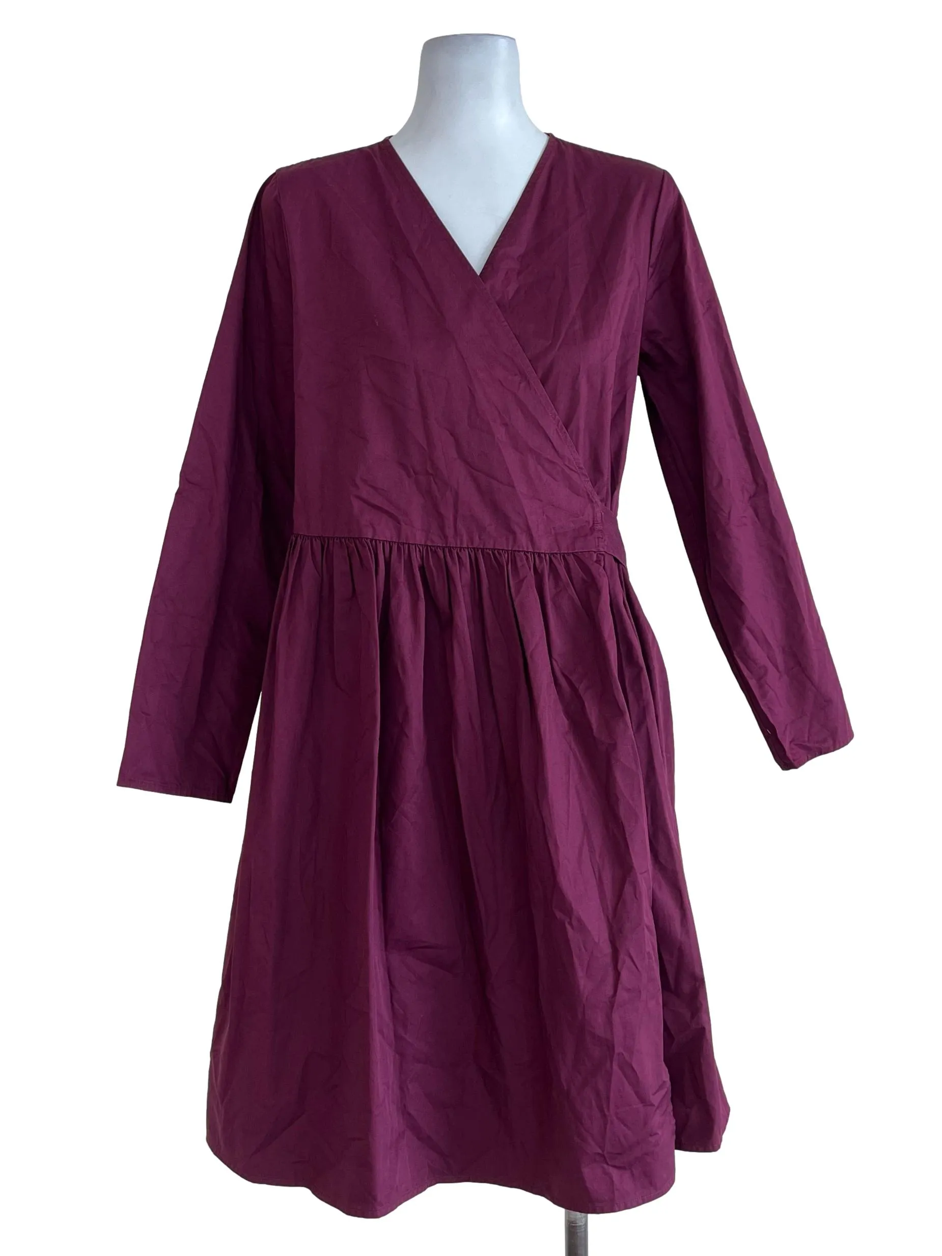 Plum Plain Dress