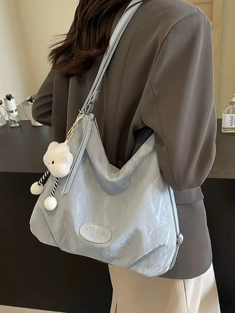 Plush Keychain Casual Shoulder Bag