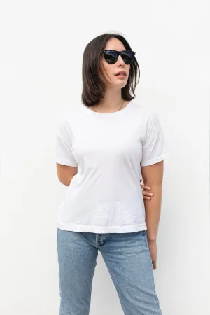 premium basic tee white