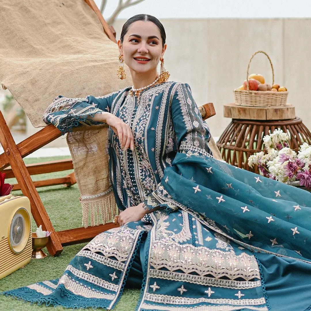 Premium Embroidered Kameez Trouser Pakistani Eid Dress