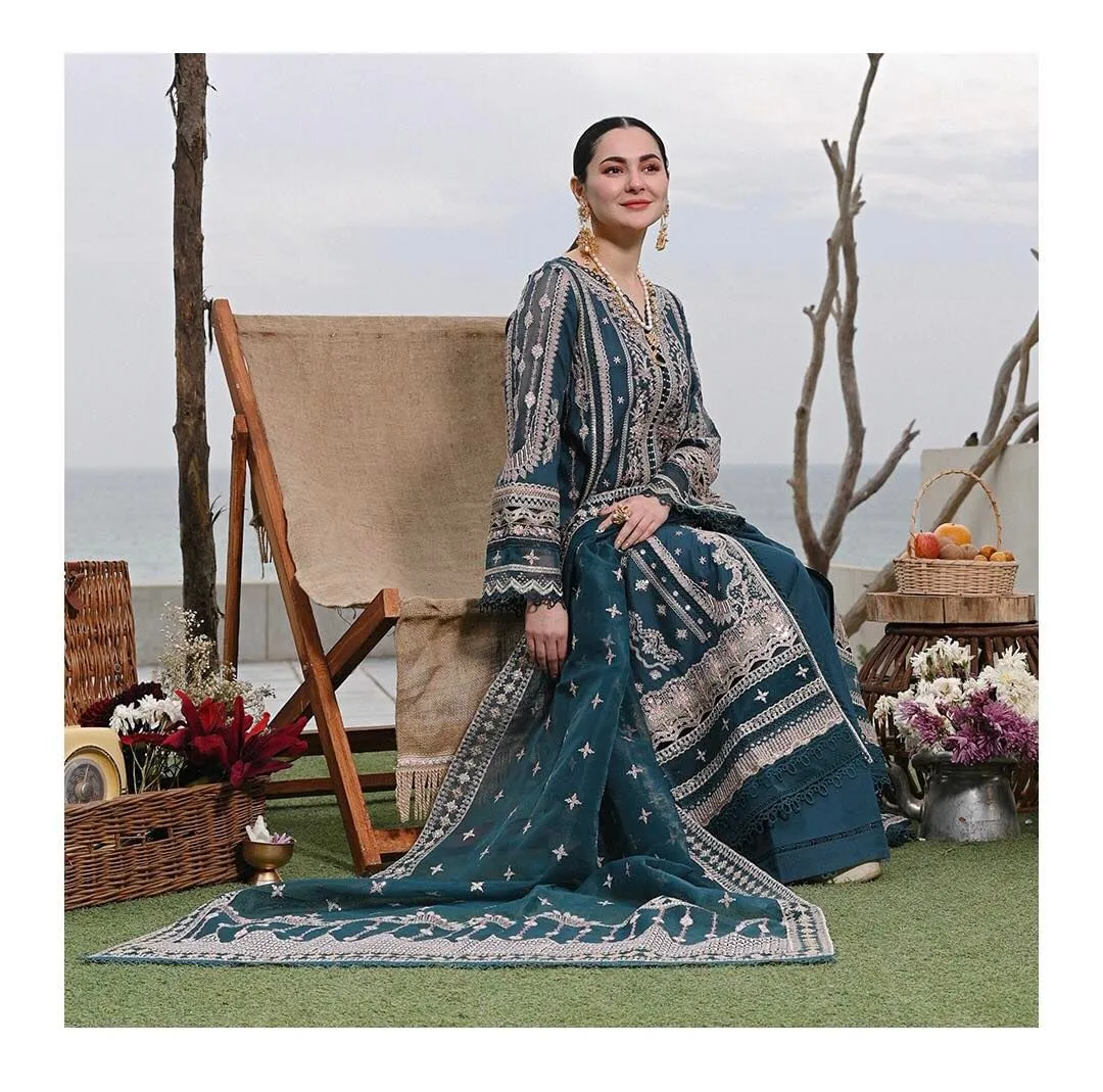 Premium Embroidered Kameez Trouser Pakistani Eid Dress