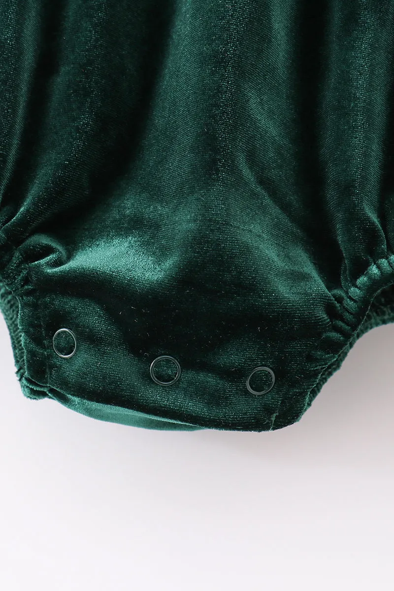 Premium Forest Velvet Girl Lace Bubble