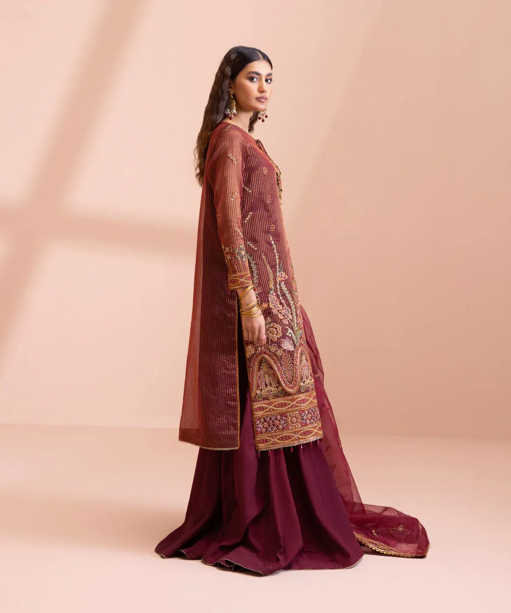 Premium Kameez Trouser and Dupatta Pakistani Eid Dress