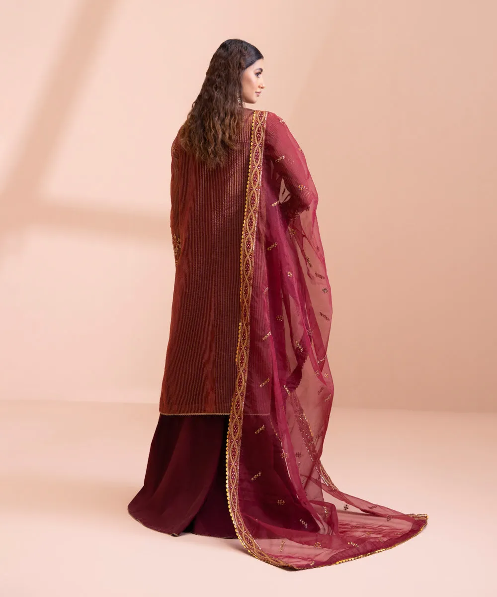 Premium Kameez Trouser and Dupatta Pakistani Eid Dress