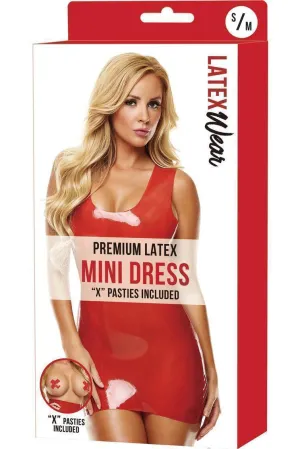 Premium Latex Mini Dress