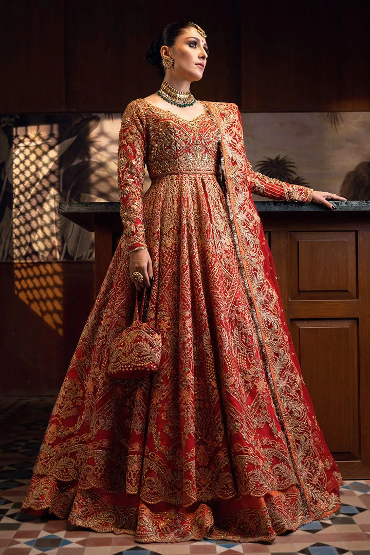 Premium Pakistani Bridal Lehenga with Frock and Dupatta
