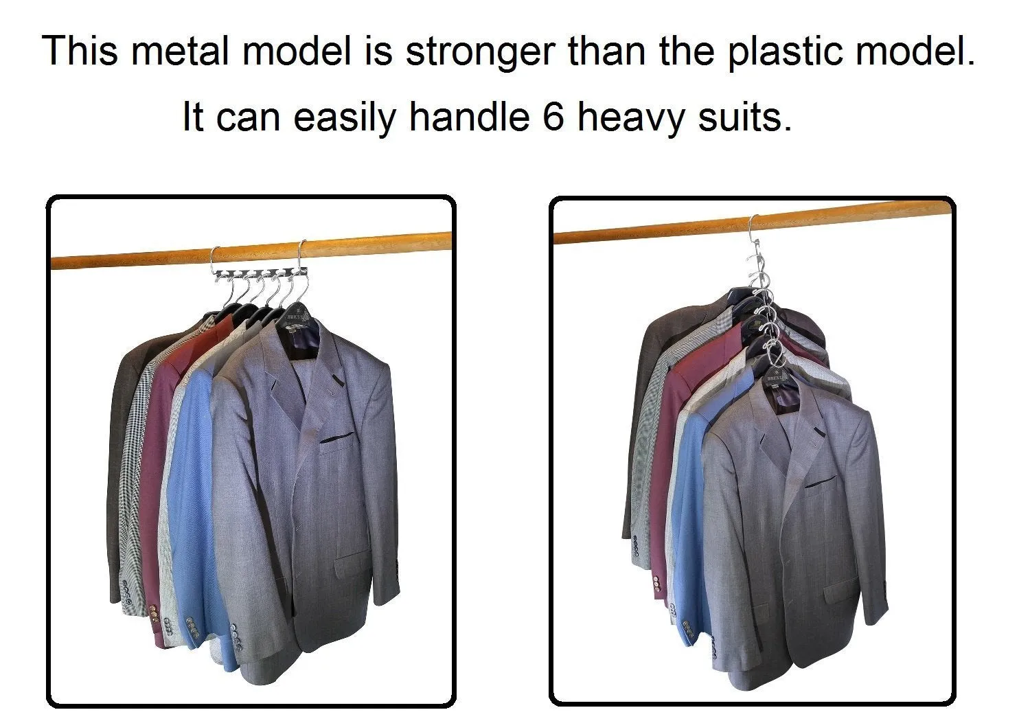 Premium Presents Closet Organizer Hanger. Save Space Closet Hanging Organizer. Clothes Hangers, Coat Hangers for Wardrobe Closet and Closet Storage Brand. Comparable to Wonder Hangers. 9 Pack