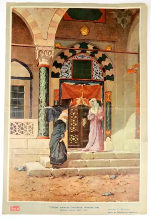 Print - Vintage Building Scene/Osman Hamdi
