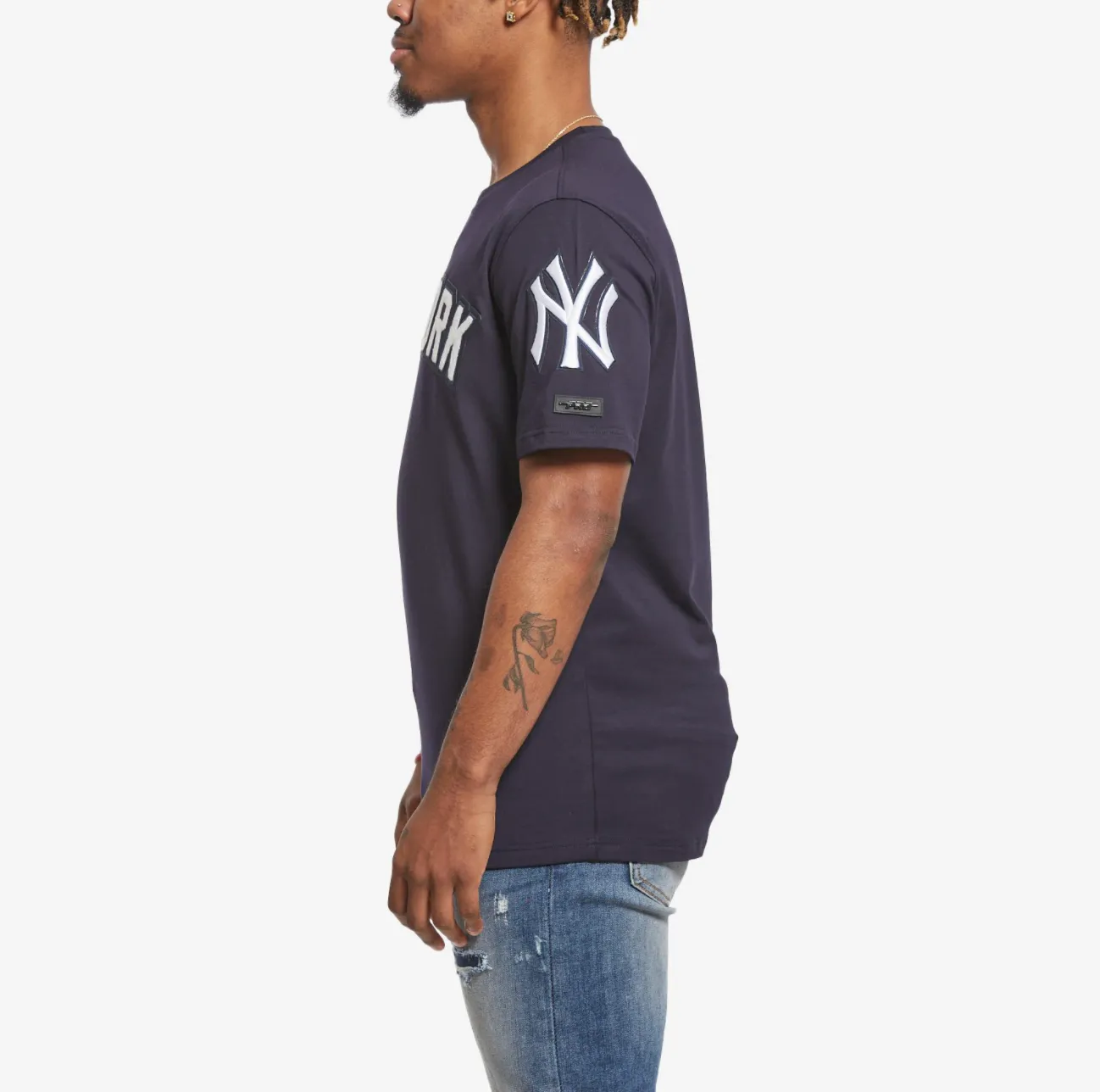 Pro Standard MLB Navy New York Yankees Logo Men's T-shirt
