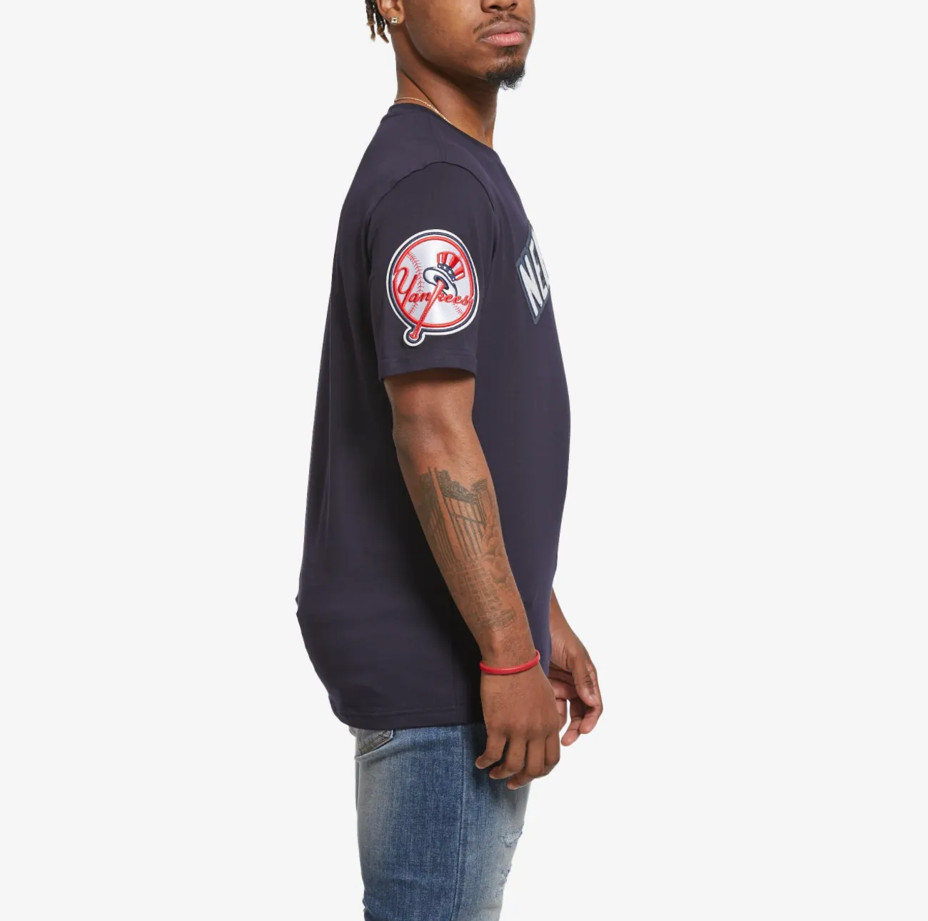 Pro Standard MLB Navy New York Yankees Logo Men's T-shirt