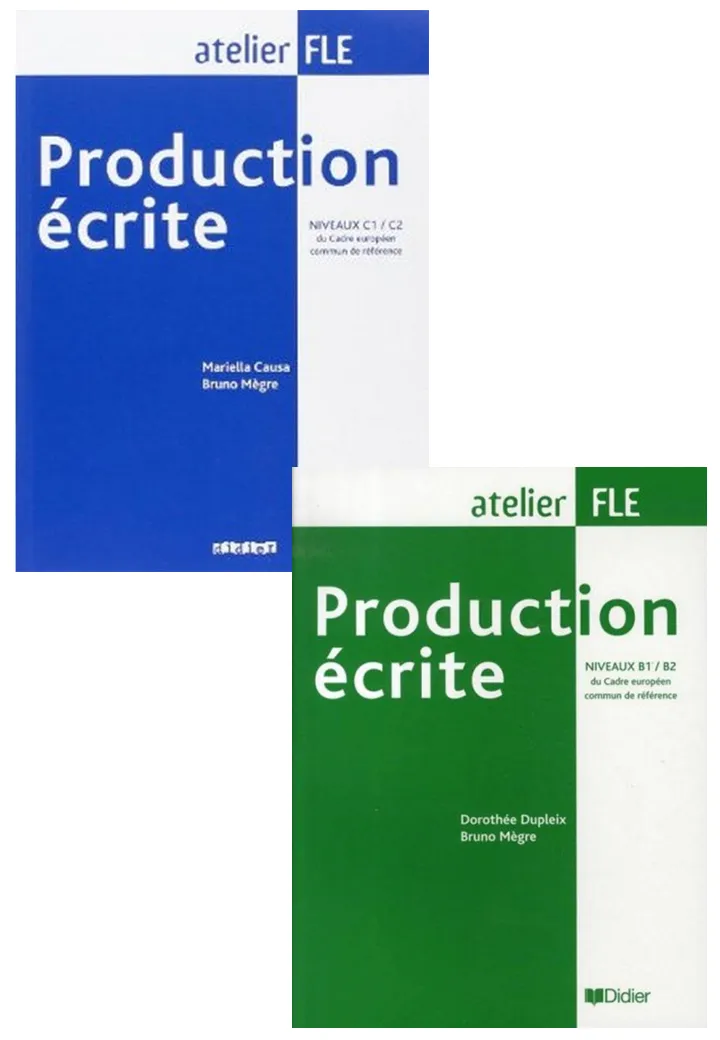 Production Écrite B1/B2 C1/C2 Du Cadre Européen Commun De Référence ( Set Of 2 Books)