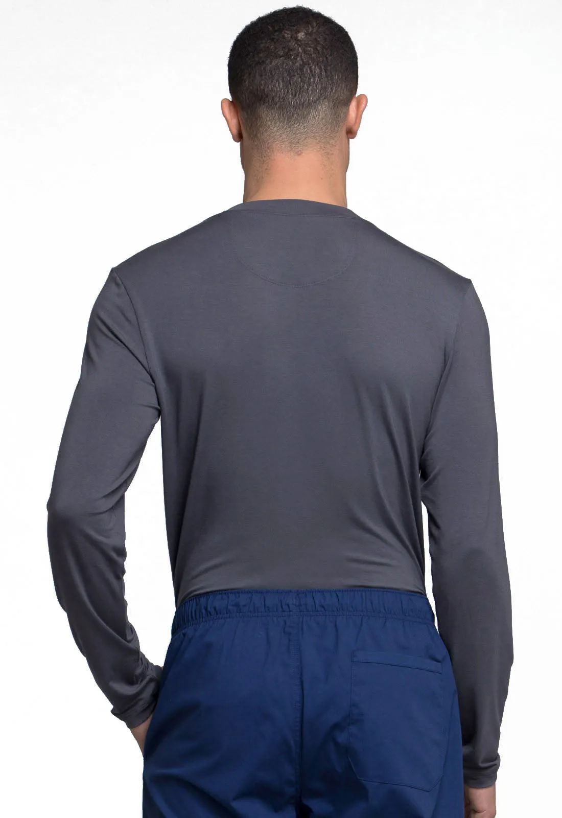 Professionals WW700 Men's Underscrub Knit Top Pewter