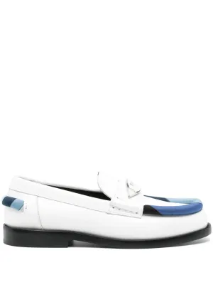 PUCCI Luna Iride-print leather loafers