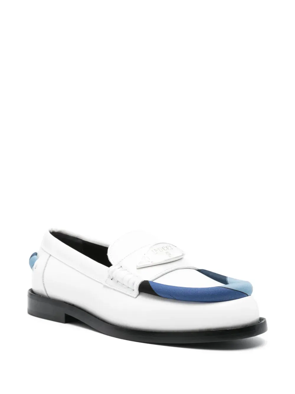PUCCI Luna Iride-print leather loafers