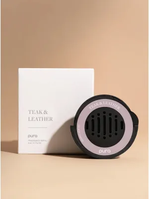 PURA Teak & Leather car diffuser refill