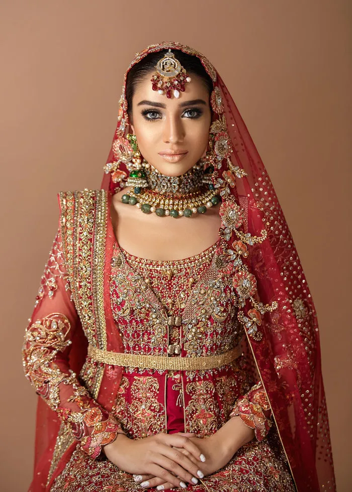 Purple Pink Lehenga Pishwas for Indian Bridal Wear