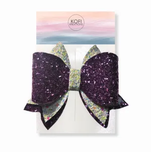 Purple Pixie Hair Bow