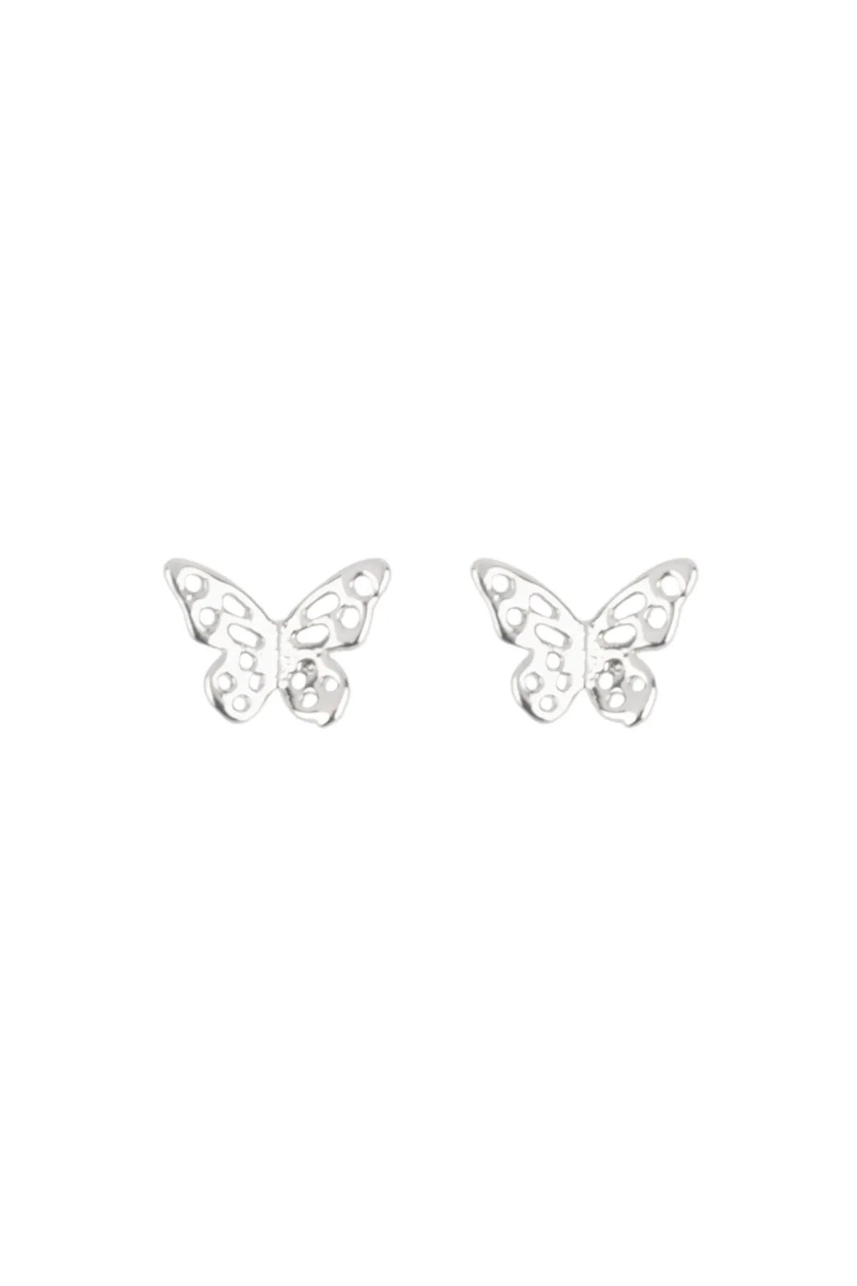 QEA662 - BUTTERFLY CUTOUT STUD EARRINGS