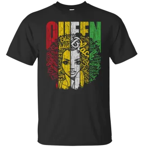 Queen Woman Afro Girl Juneteenth 1865 Black History Man King Melanin African American Pride Gift Unisex T-Shirt