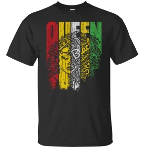 Queen Woman Afro Girl Juneteenth 1865 Black History Man King Melanin African American Pride Gift Unisex T-Shirt