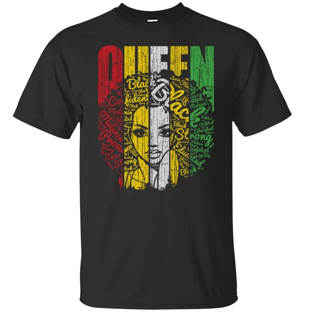 Queen Woman Afro Girl Juneteenth 1865 Black History Man King Melanin African American Pride Gift Unisex T-Shirt