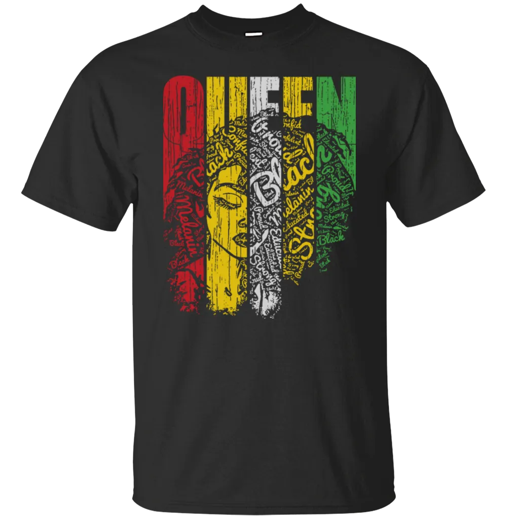 Queen Woman Afro Girl Juneteenth 1865 Black History Man King Melanin African American Pride Gift Unisex T-Shirt