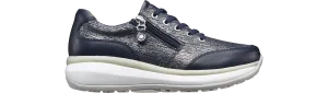 Rachel W blue metallic