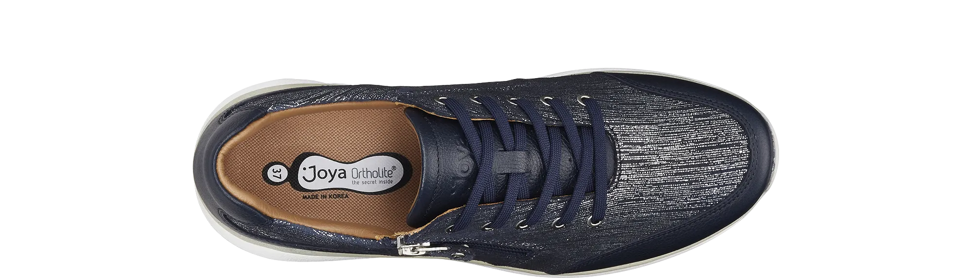 Rachel W blue metallic