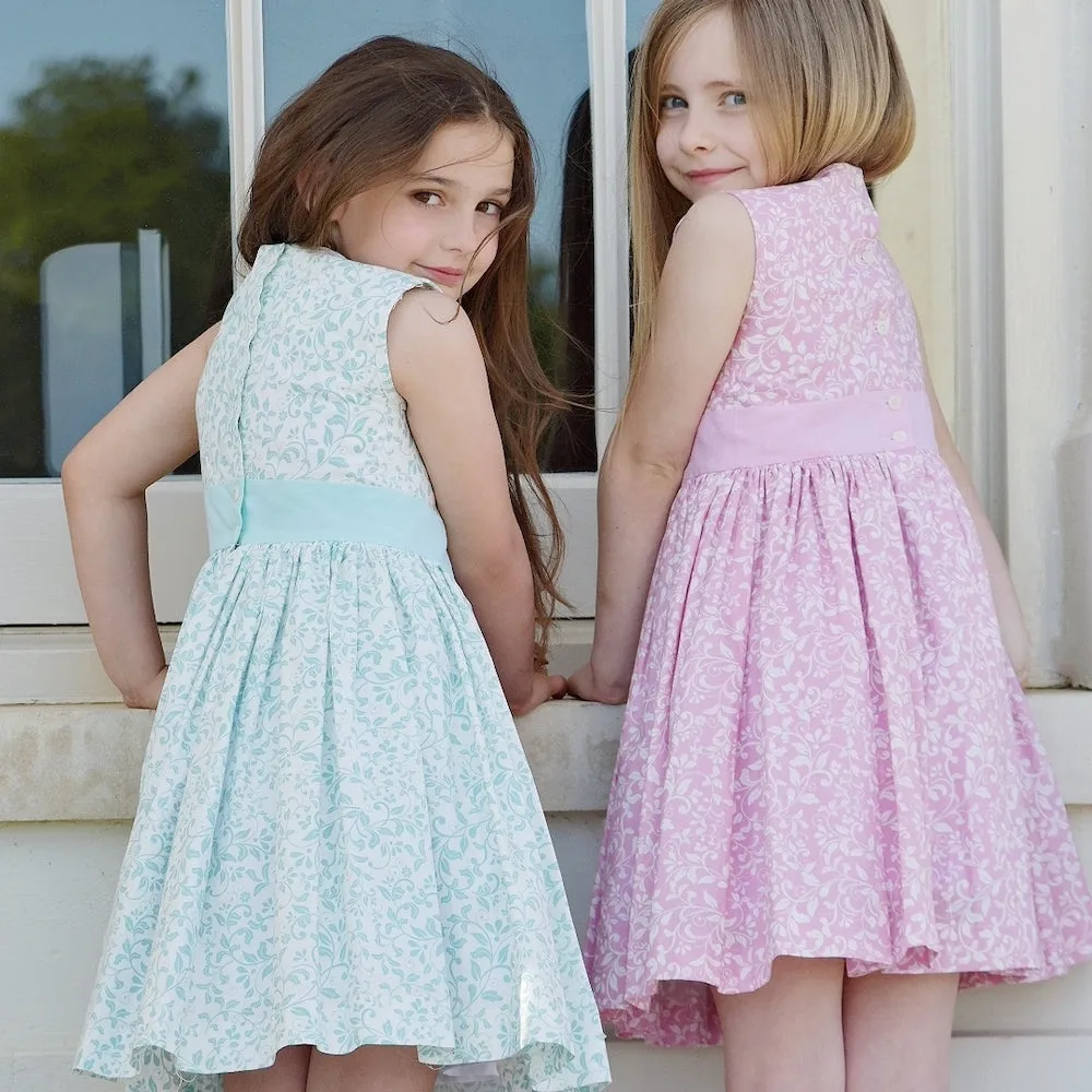 [Re:Coat] Bloomsbury Girls Celebration Dress - London Rose (1-2y, 3-4y)