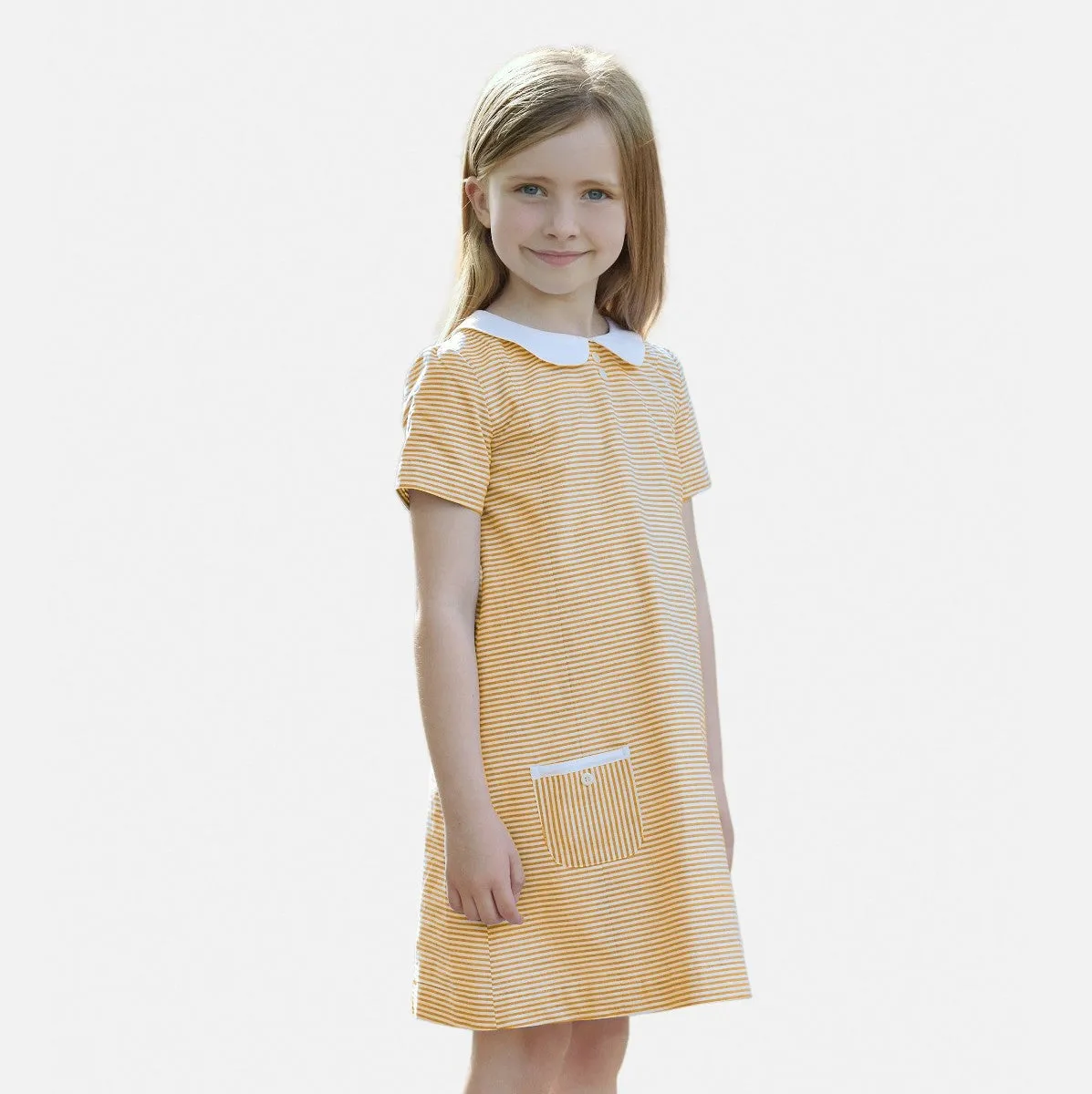 [Re:Coat] Carnaby Girls Dress - Sunshine Stripe