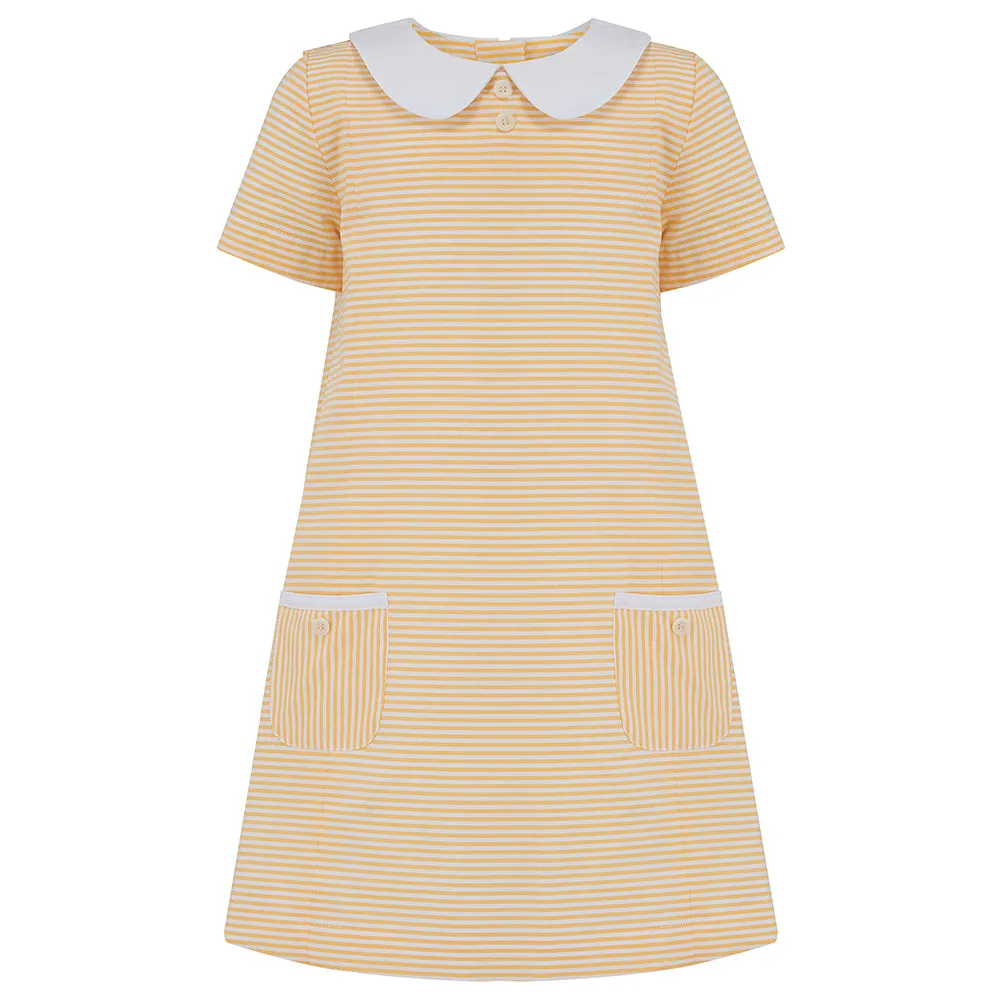 [Re:Coat] Carnaby Girls Dress - Sunshine Stripe