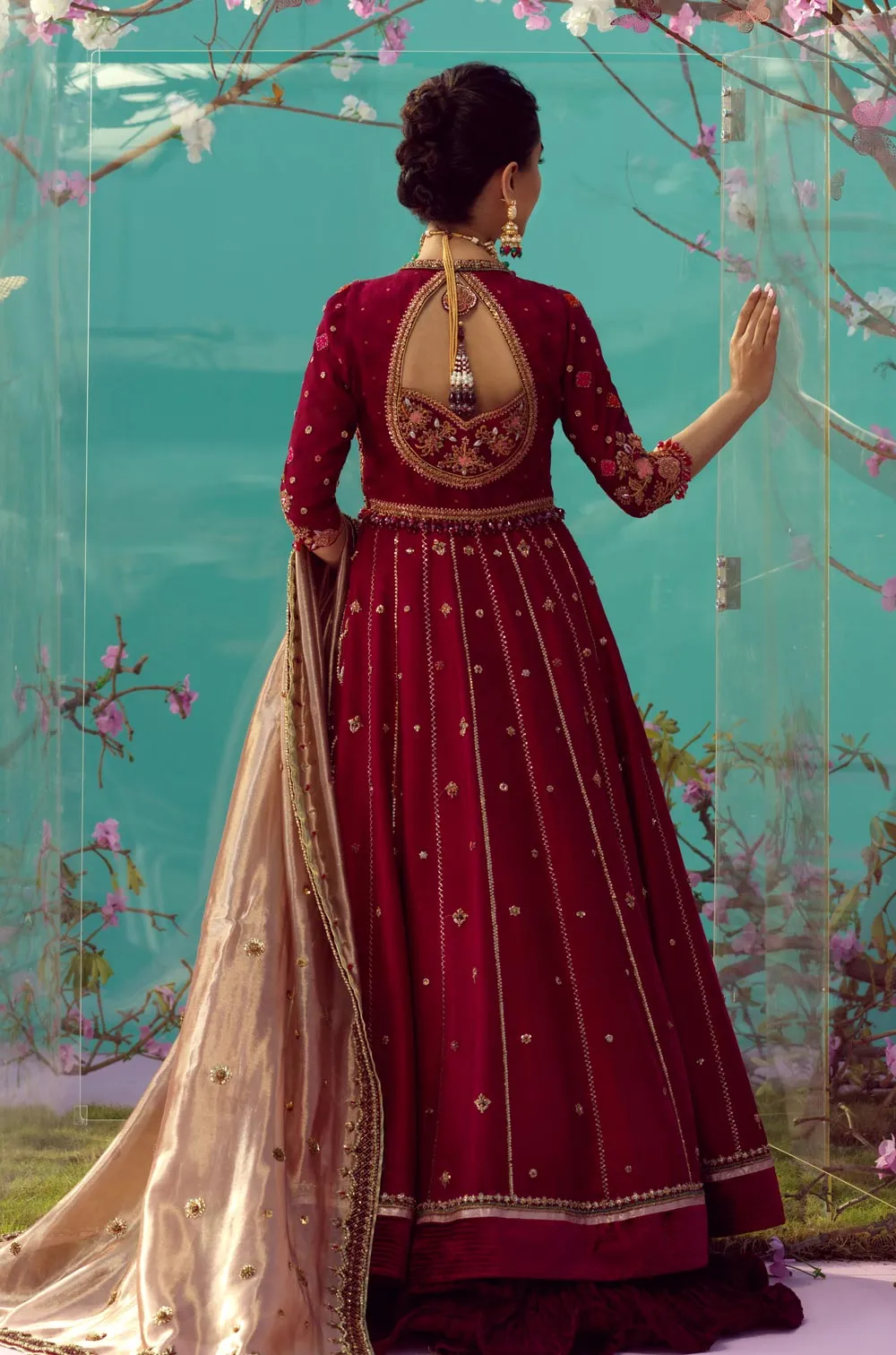 Red Bridal Dress for Barat in Lehenga and Gown Style