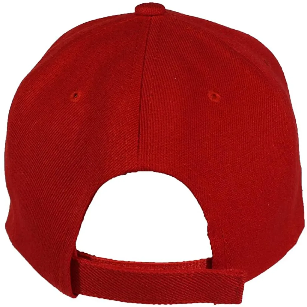 Red Embroidered MAGA 45 American Flag Trump Ballcap